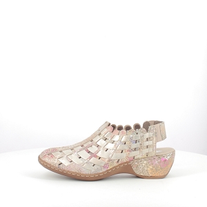 RIEKER 47156.91<br>CUIR LISSE BEIGE