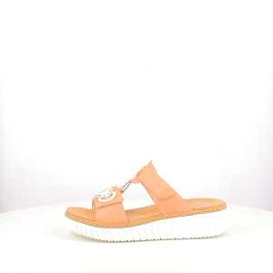 RIEKER 63294.38<br>CUIR LISSE ORANGE SCRATCH