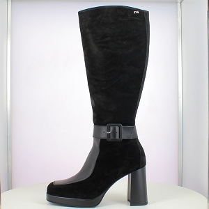  I410913D<br>CUIR VELOURS NOIR ZIP