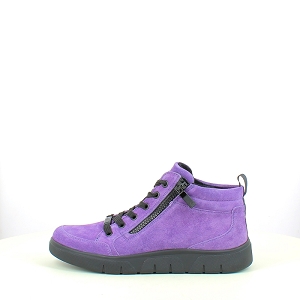 ARA 1224453<br>CUIR VELOURS VIOLET LACET ZIP