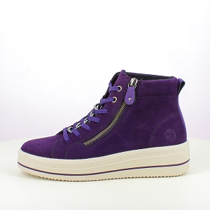  D1C70.30<br>CUIR VELOURS VIOLET LACET ZIP