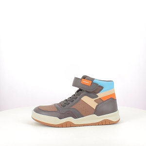 GEOX J367RF<br>CUIR LISSE MARRON SCRATCH