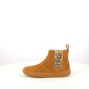  PLAY CHELSEA<br>CUIR VELOURS CAMEL ZIP