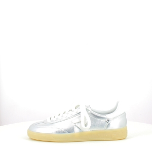 RIEKER W2200<br>CUIR LISSE ARGENT LACET