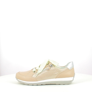 ARA 1244587.<br>CUIR VELOURS BEIGE LACET ZIP