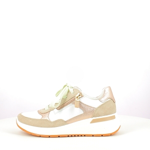 ARA 1257702.25<br>CUIR LISSE BEIGE LACET ZIP