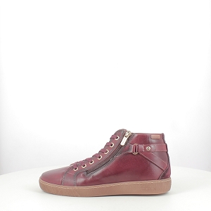 PIKOLINOS LANZAROTE<br>CUIR LISSE BORDEAUX LACET ZIP