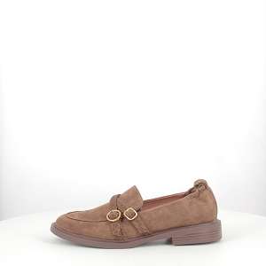 FUGITIVE FEMINE CUIR VELOURSMARRON