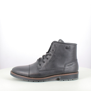 RIEKER F4546.00<br>CUIR LISSE NOIR LACET ZIP