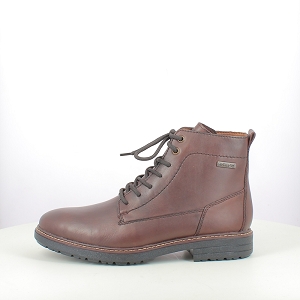 RIEKER 33143.25<br>CUIR LISSE MARRON LACET ZIP