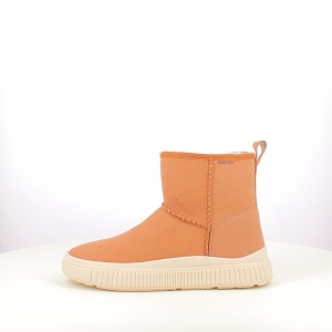 GEOX J56M3C<br>CUIR VELOURS COGNAC ZIP