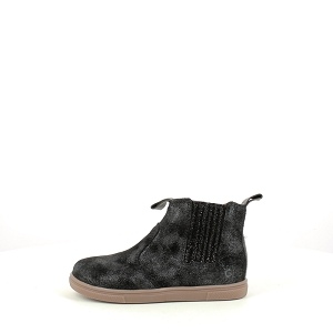 GBB BRILLANT<br>CUIR VELOURS NOIR ZIP
