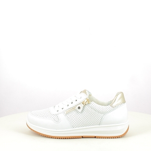 ARA 1225510.04<br>CUIR LISSE BLANC LACET ZIP