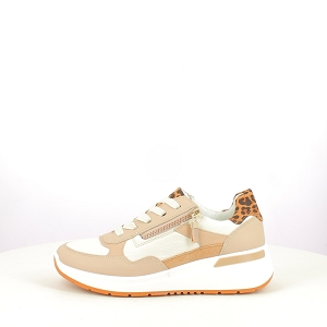 ARA 1257702.16<br>CUIR LISSE ECRU LACET ZIP