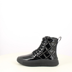 GEOX J66M3C<br>VERNIS NOIR LACET ZIP