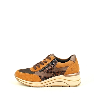 REMONTE D0T23.24<br>SYNTHETIQUE COGNAC LACET ZIP