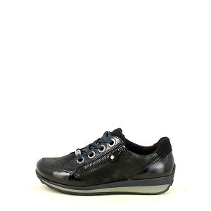 ARA 1264587.15<br>CUIR LISSE NOIR LACET ZIP