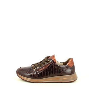 ARA 1254801<br>CUIR LISSE MARRON LACET ZIP