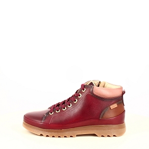 PIKOLINOS VIGO W3W 8825C1<br>CUIR LISSE BORDEAUX LACET ZIP