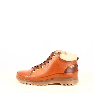 PIKOLINOS VIGO W3W 8825C1<br>CUIR LISSE COGNAC LACET ZIP