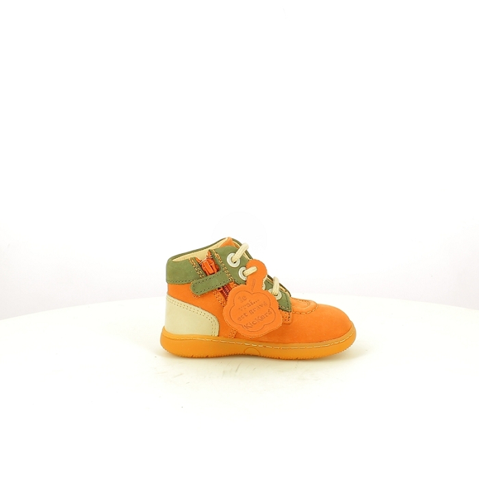 Kickers premier pas kickiconic nubuck camel lacet zip1718601_3