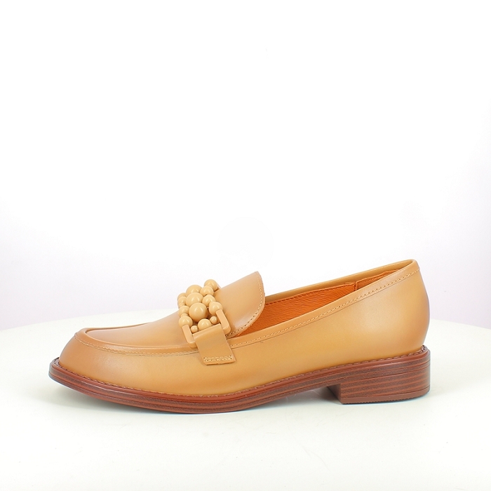 Mamzelle derbies mocassins brita cuir lisse beige