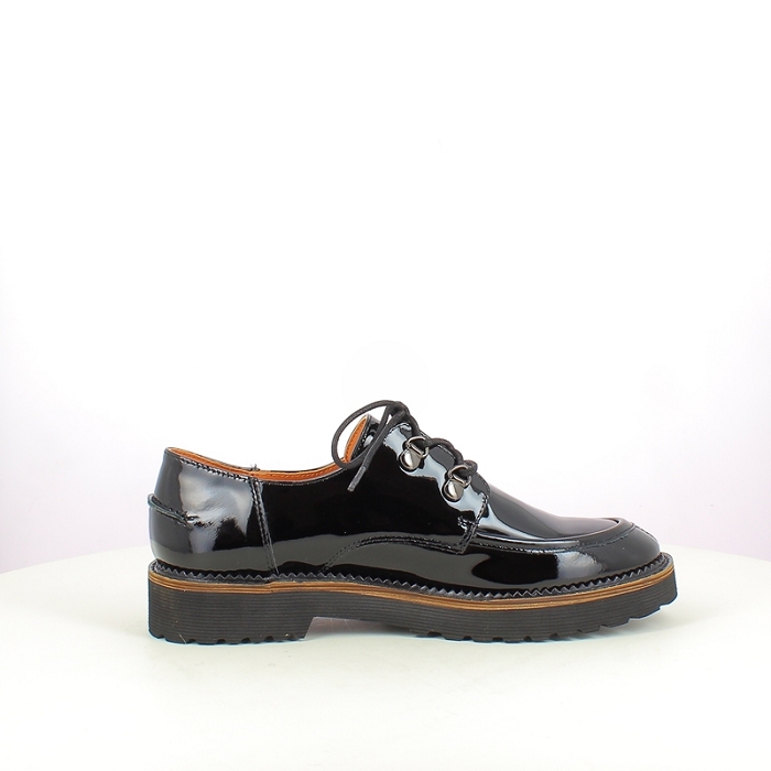 Karston derbies mocassins coreo vernis noir lacet5279701_3