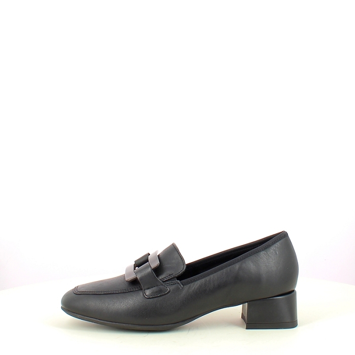 Ara derbies mocassins 1220416.10 cuir lisse noir