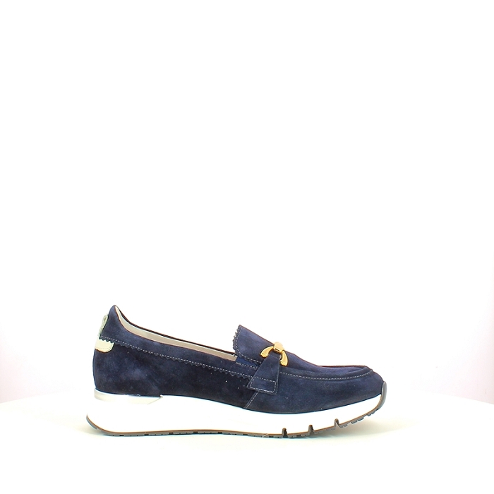 Dorking derbies mocassins d9047 cuir velours marine5334701_3