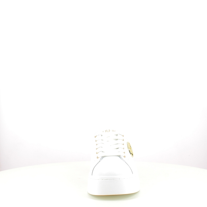 Liu jo basket pretty 06 cuir lisse blanc lacet5335601_2